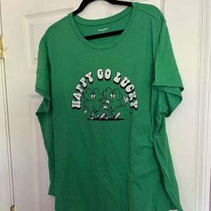 NWOT old navy happy go lucky tee